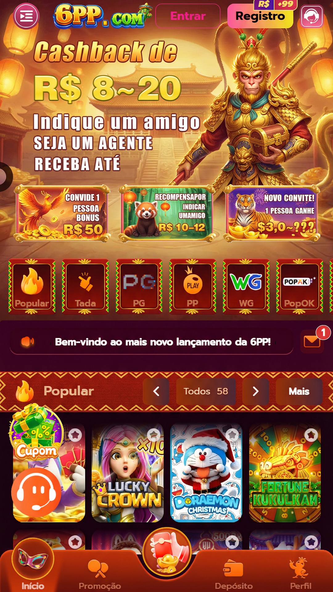 cassino ao vivo saque rapido 